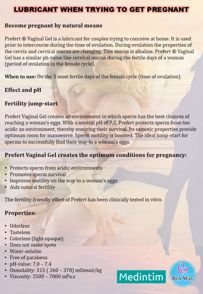 Lubricant When Trying to Get Pregnant