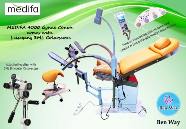 Gynae Colposcopic Examination  Chair, with Electrical Leg holder - Image 2