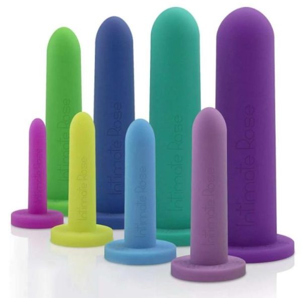 Intimate Rose Silicone Vaginal Dilators.