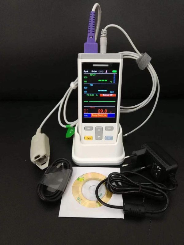 Handheld Pulse Oximeter with SpO2 probe for Adult,  Paediatric & Neonates. - Image 2