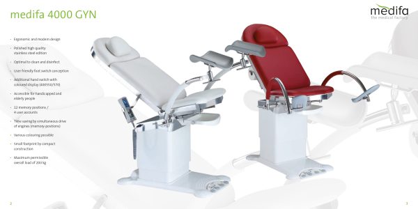 Gynae Colposcopic Examination  Chair, with Electrical Leg holder - Image 4