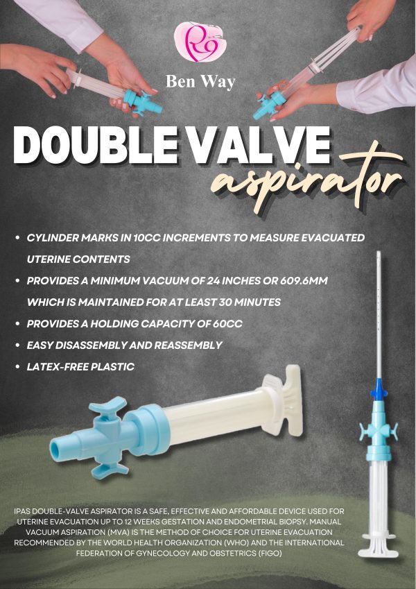 DOUBLE VALVE ASPIRATOR